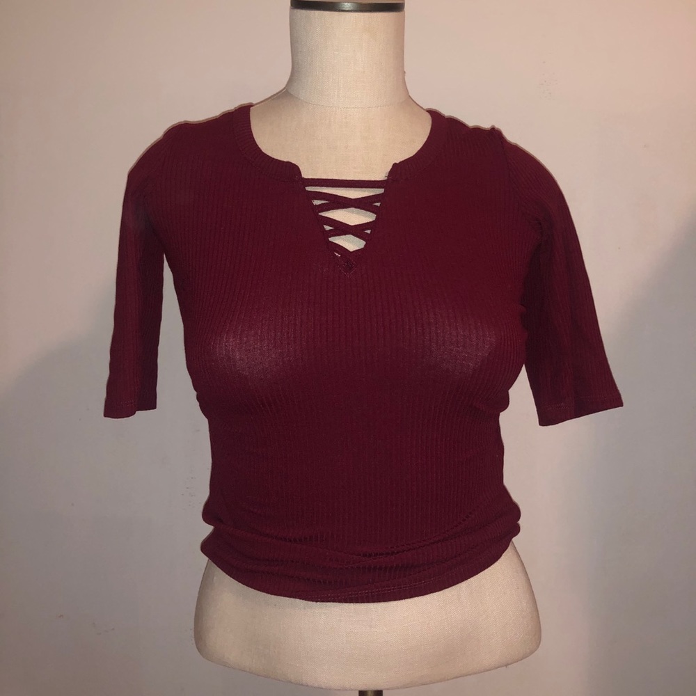 Burgundy Top